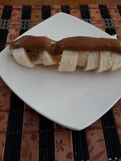 Una foto de Plátano con manjar