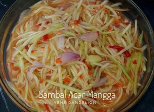 Foto resep Sambal Acar Mangga #Dandelion