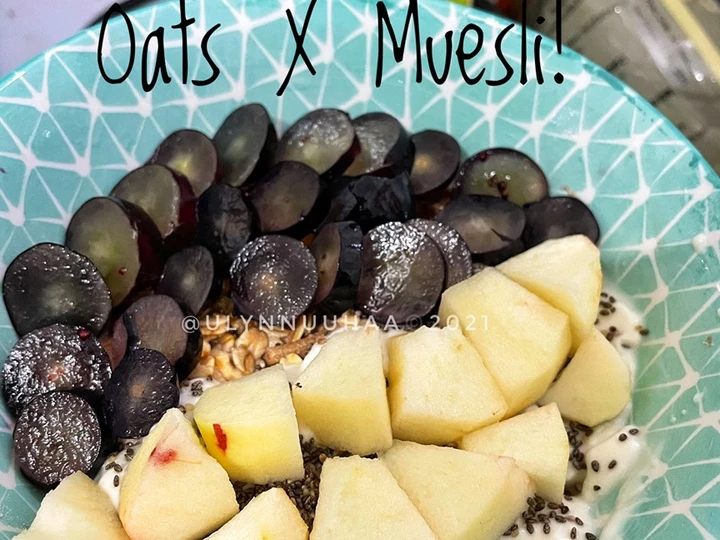 Cara Sederhana Membuat Resep  Overnight Oat X Muesli! yang Menggugah Selera, Bikin Ketagihan