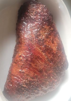 A picture of Wagyu Tallowed Seasoned Beef Tri-tip.