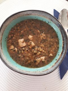 Keleties raguleves gyömbérrel, mentával és korianderrel recept fotója