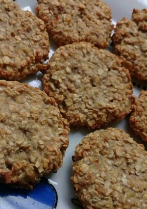Una foto de Galletas de avena y plátano