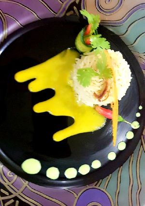 A picture of Mutton Pulao.