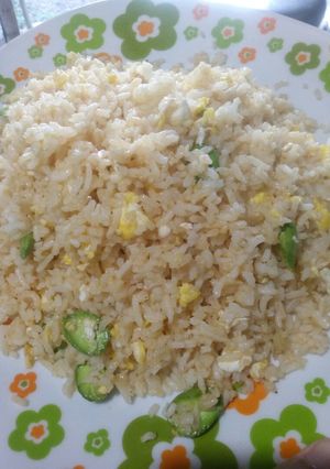 Foto resep Nasgor permata hijau sederhana😆