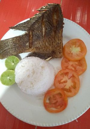 Una foto de Pescado frito