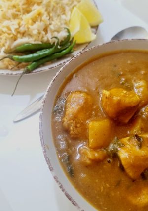 صورة لوصفة كورما الدجاج