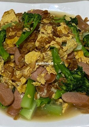 Foto resep Cah brokoli telur dan sosis