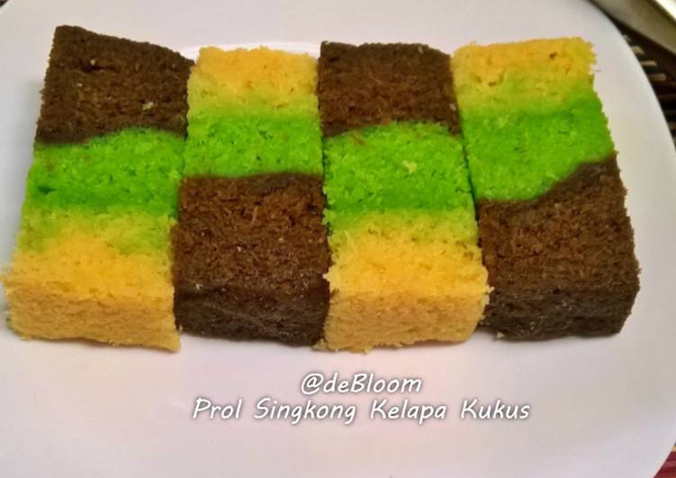Resep 142. Prol Singkong Kelapa Kukus yang mudah