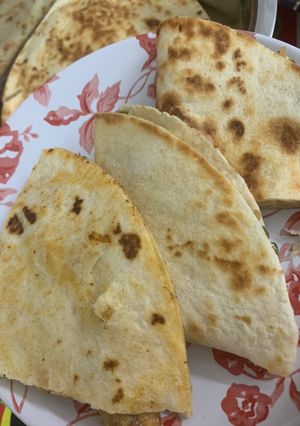 صورة لوصفة كساديا الدجاج 🌮🧀