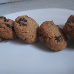 Cranberry oats cookies - healthy cookies A picture of Cranberry oats cookies - healthy cookies.