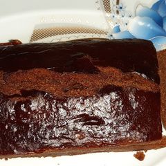 A picture of Eggless banana cake.