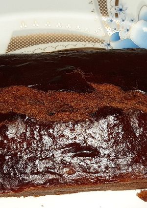 A picture of Eggless banana cake.