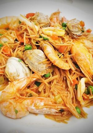 Una foto de Fideos Marinera