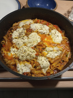 Una foto de Macarrones a la mozzarella