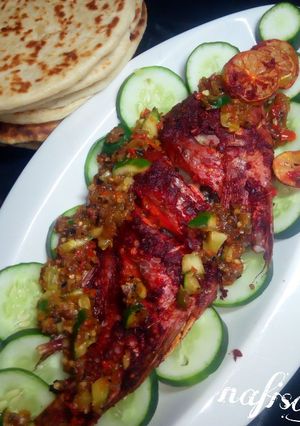 Oven grill fish ainihin hoton girkin