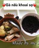 Gà nấu khoai sọ