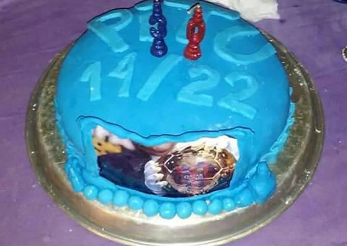 Receta de tarta con fondant para cumpleaños 