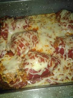 Una foto de Pimientos rellenos gratinados