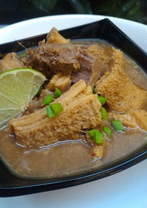 A picture of Coto Makassar / Beef Soup.