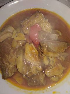 Una foto de Churrasco en salsa