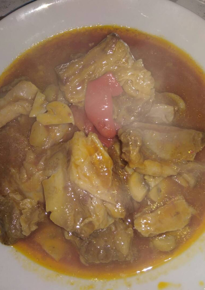Una foto de Churrasco en salsa