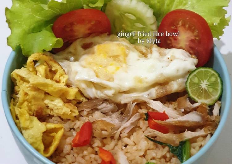 Ginger fried rice bowl