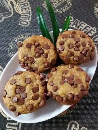 Cara Mudah Menyiapkan Resep Muffin pisang chocochips yang Lezat Sekali Anti Ribet, Lezat