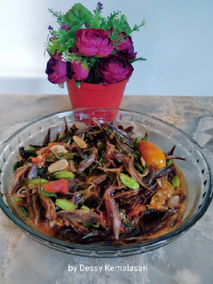 Foto resep 100. Tumis Ikan Asin Cabe Ijo