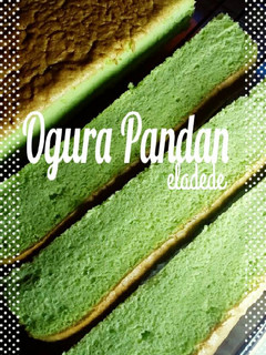 Foto resep Ogura pandan.