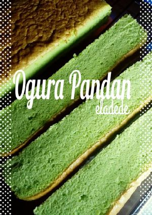 Foto resep Ogura pandan.
