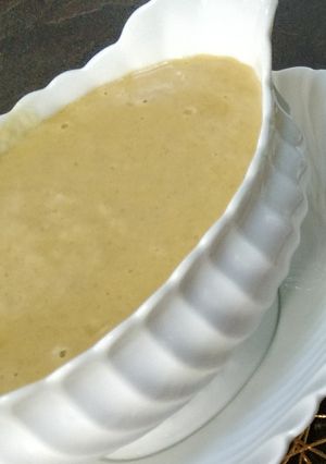 Une photo de Sauce crémeuse au foie gras