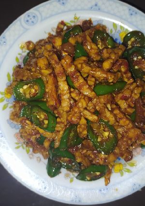 Foto resep Tempe Orek Cabe Ijo