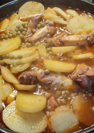 Una foto de Estofado de alitas