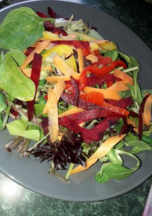 A picture of Ribbon salad.
