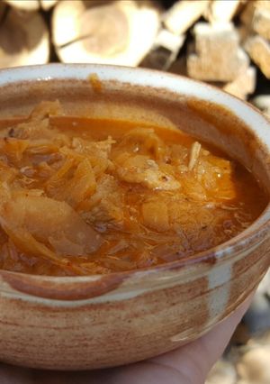 Székelykáposzta bográcsban recept fotója