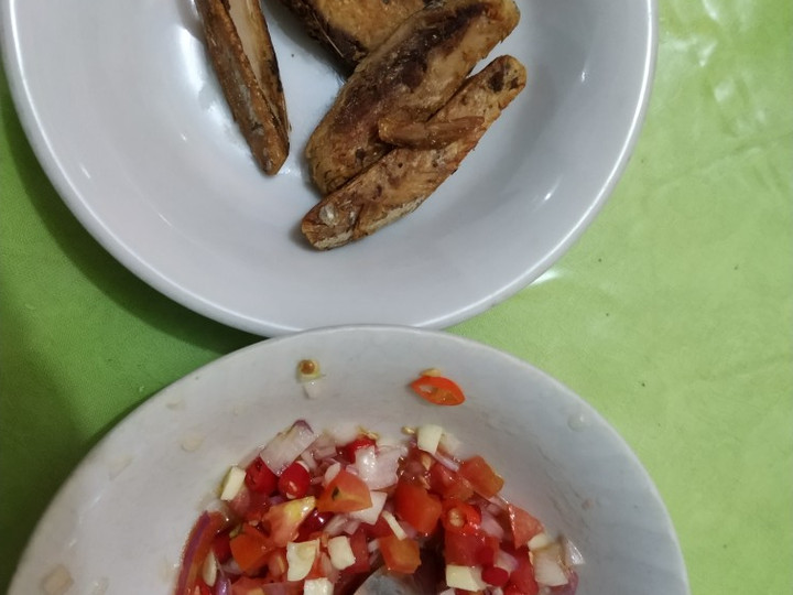 Resep Ikan tongkol sambal dabu (diet) Anti Gagal