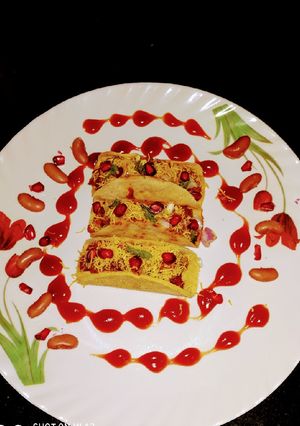 A picture of Rajma Taco's chat.