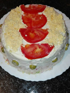 Una foto de Pastel salado de verano