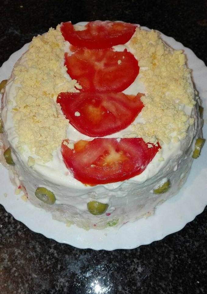 Una foto de Pastel salado de verano