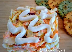 Foto principal de 188.🥗Coleslaw: Ensalada americana de col y zanahoria 🥕