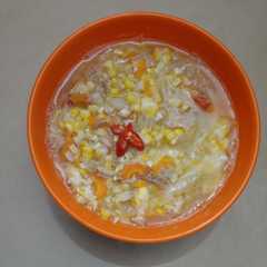 A picture of Sup Jagung Daging.