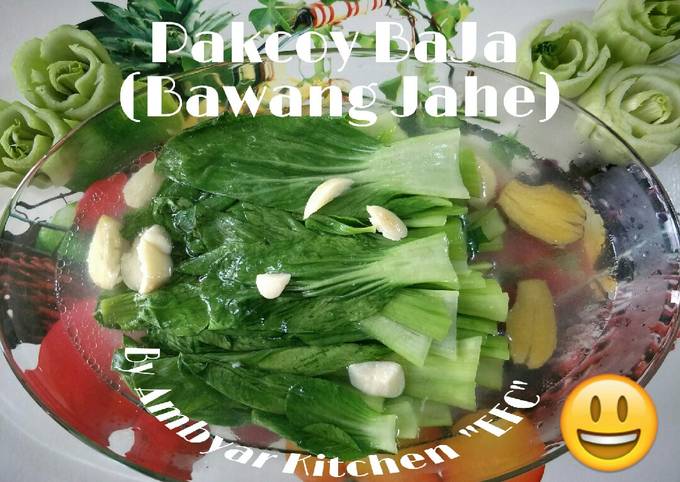 Resep Pakcoy BaJa (Bawang Jahe), Lezat