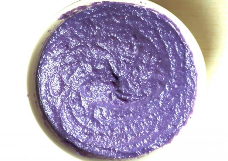 Purè di cavolo cappuccio viola