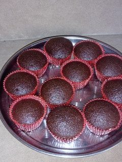 Una foto de Cupcake de chocolate