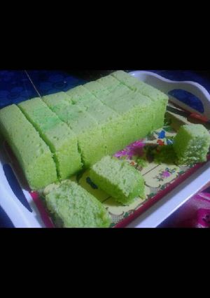 Foto resep Bolu pandan simple