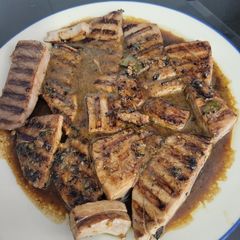 A picture of Marinated Tuna.