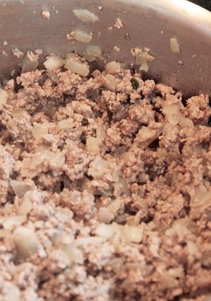 Una foto de Carne picada de ternera al estilo sirio