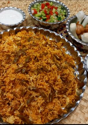 عکسی از دستور 💫لوبیا پلو با گوشت چرخکرده💫