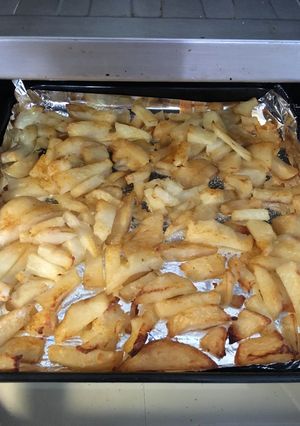 Una foto de Papas en Gajos Horneadas