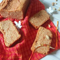 A picture of Atta Elachi Halwa Cake | Fusion Flavours.